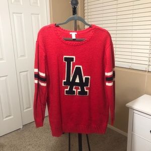 F21 LA Varsity Style Sweater